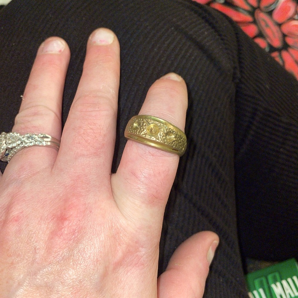 18kt men’s ring
